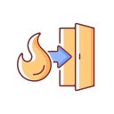 salida de incendios icon