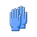 guantes de goma icon