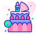 pastel de cumpleaños icon