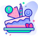 pastel de cumpleaños icon