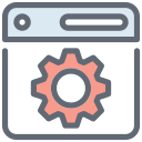 configuración web icon