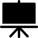 lavagna bianca icona
