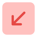 flecha diagonal icon