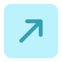 flecha diagonal icon