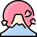 montaña fuji icon