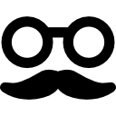 bigote y gafas 