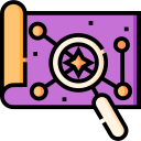 mapa estelar icon