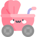 carrito de bebé icon