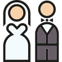 pareja de boda 