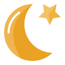 luna y estrellas icon