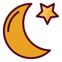 luna y estrellas icon