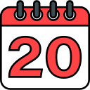 número 20 icon