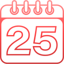 número 25 icon