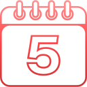 número 5 icon