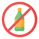 no alcohol