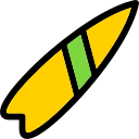 Surf board icon
