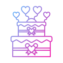 pastel de bodas icon