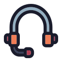 micrófono de auriculares icon