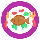 pescado frito icon