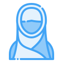 mujer musulmana icon