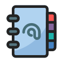 Phone book icon