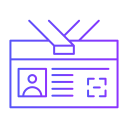 tarjeta de identificación icon