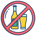 no alcohol