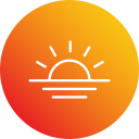 puesta de sol icon