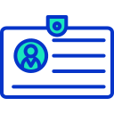 tarjeta de identificación icon