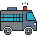 camioneta de policia icon