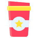 vaso de papel icon