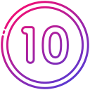 numero 10 icon