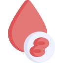 las células rojas de la sangre icon