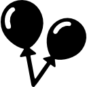 2 ballonnen icoon