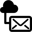 nube de correo electrónico icon