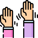 levantar la mano icon