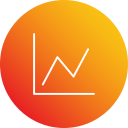 gráfico de linea icon