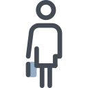 mujer de negocios icon