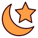 luna y estrellas icon