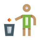 tacho de reciclaje icon