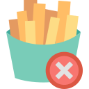 sin comida rapida icon