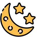 luna y estrellas icon