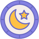 luna y estrellas icon