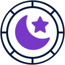 luna y estrellas icon