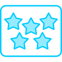 cinco estrellas icon