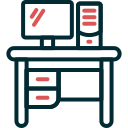 mesa de oficina icon