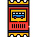 boleto de autobús icon