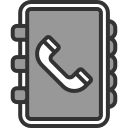 directorio telefónico icon