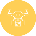 entrega de drones icon