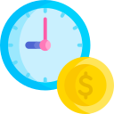 el tiempo es dinero icon